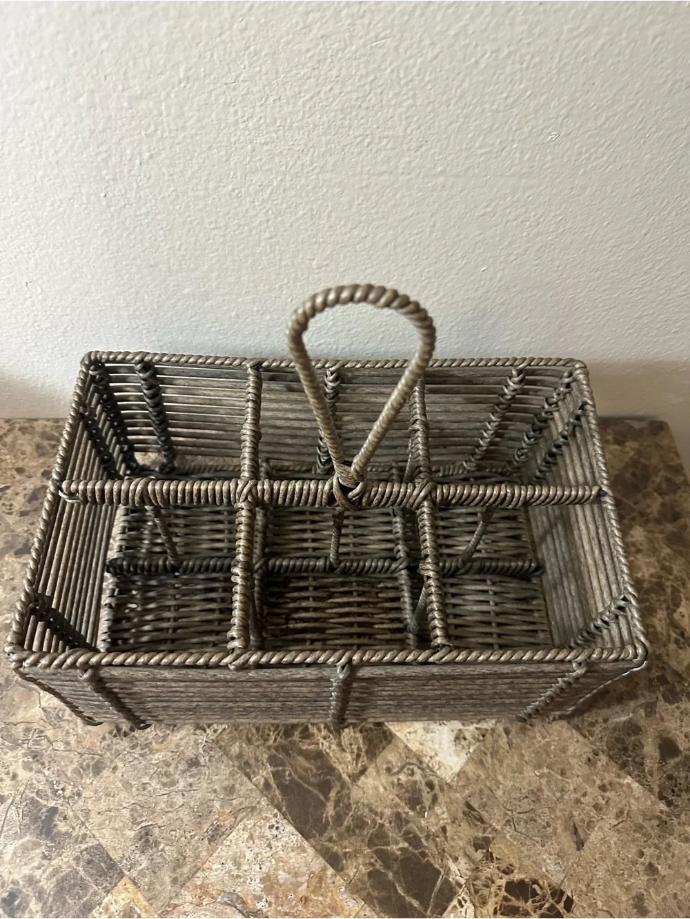Woven Rectangular Serving Caddy